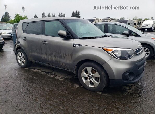 KNDJN2A24H7491127 2017 KIA SOUL Серый Передняя правая четверть
