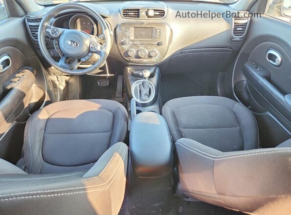 KNDJN2A24H7498403 2017 KIA SOUL Gray Dashboard view