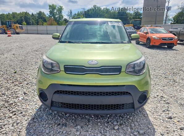 KNDJN2A25J7907479 2018 KIA SOUL Зеленый Вид панели приборов