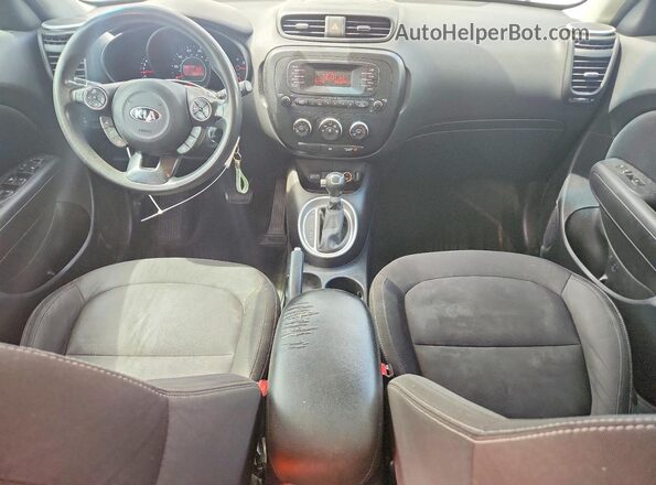 KNDJN2A26G7257585 2016 KIA SOUL Черный Вид панели приборов