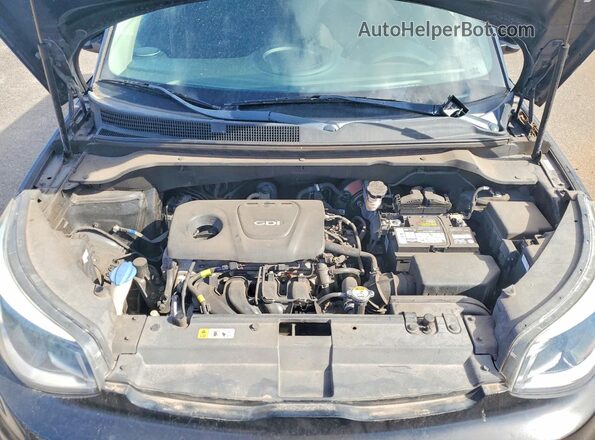 KNDJN2A26K7695645 2019 KIA SOUL Black Widok wnętrza z tyłu
