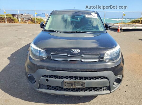 KNDJN2A26K7695645 2019 KIA SOUL Black Widok z przodu