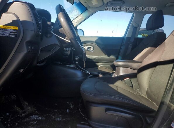 KNDJN2A26K7920405 2019 KIA SOUL Black Вид салону спереду