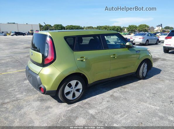 KNDJN2A27G7844779 2016 KIA SOUL Green Rear right