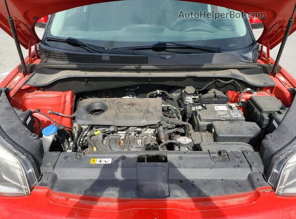 KNDJN2A27K7657003 2019 KIA SOUL Красный Вид задней части салона