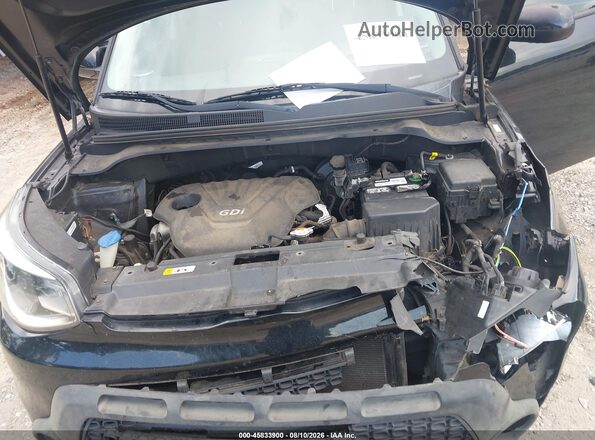 KNDJN2A28G7345019 2016 KIA SOUL Black Вид ззаду