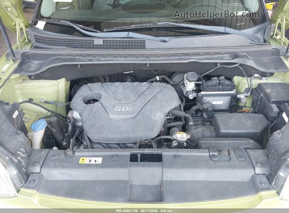 KNDJN2A29H7887649 2017 KIA SOUL Зеленый Вид сзади