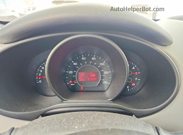 KNDJN2A29K7011302 2019 KIA SOUL Gray Widok zestawu wskaźników