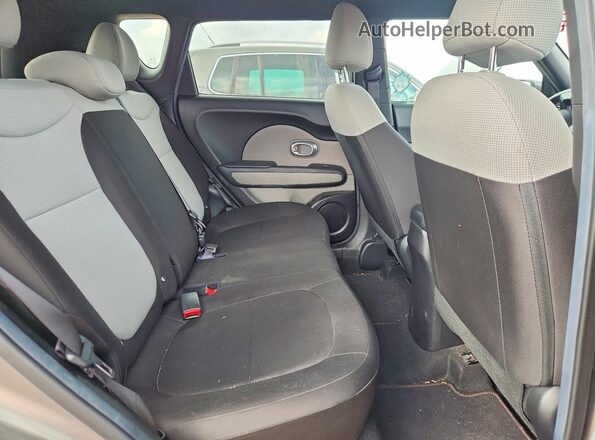 KNDJN2A29K7011302 2019 KIA SOUL Gray Widok tylnych siedzeń