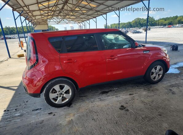 KNDJN2A29K7023563 2019 KIA SOUL Red Trasero derecho