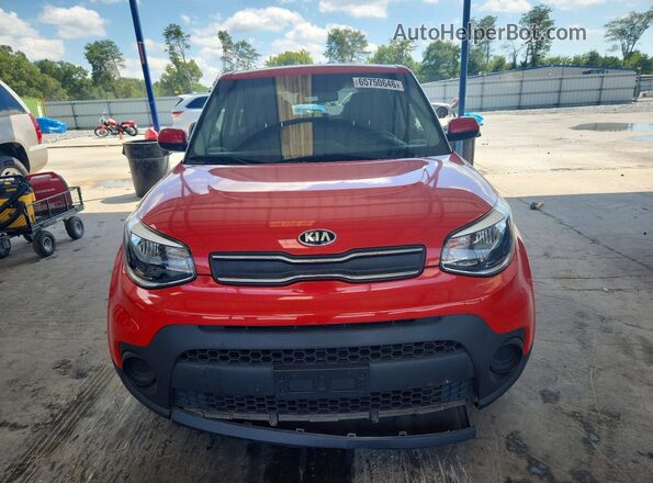 KNDJN2A29K7023563 2019 KIA SOUL Red Vista frontal