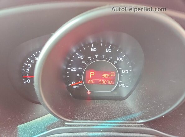 KNDJN2A29K7661571 2019 KIA SOUL Red Սարքավորումների վահանակի տեսք