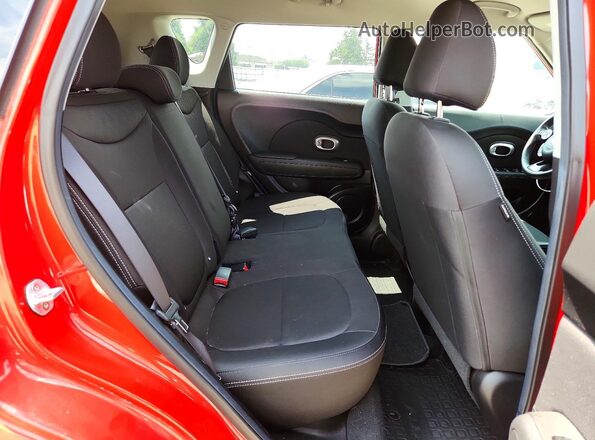 KNDJN2A29K7661571 2019 KIA SOUL Red Սալոնի հետևի տեսք