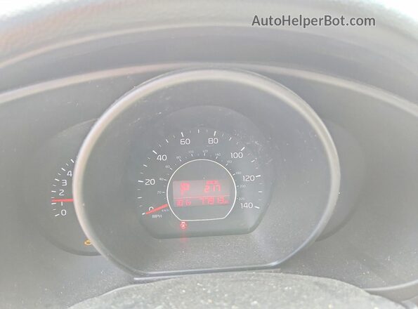 KNDJN2A29K7671176 2019 KIA SOUL Gray Սարքավորումների վահանակի տեսք