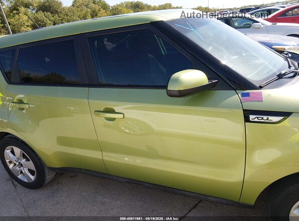 KNDJN2A29K7916610 2019 KIA SOUL Green Widok wnętrza z tyłu