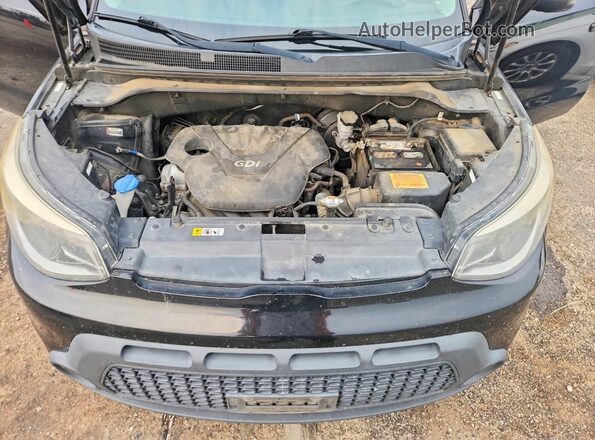 KNDJN2A2XG7306190 2016 KIA SOUL Black Շարժիչի բաժամունքի տեսք