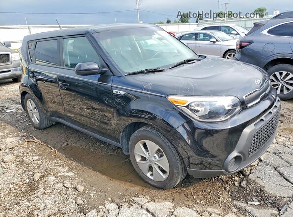 KNDJN2A2XG7371623 2016 KIA SOUL Black Delantero derecho