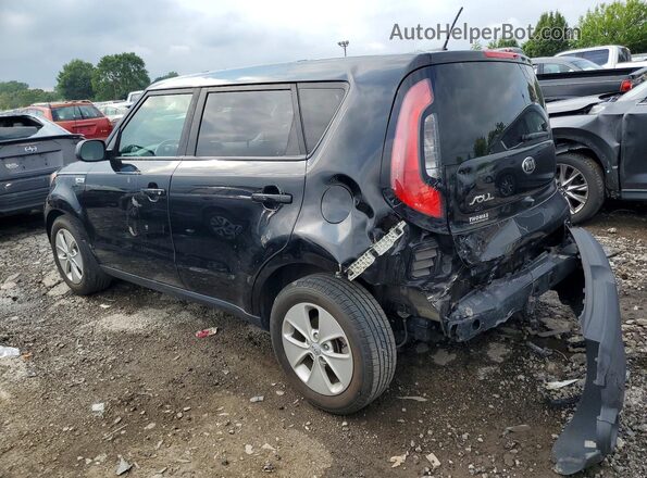 KNDJN2A2XG7371623 2016 KIA SOUL Black Trasero izquierdo