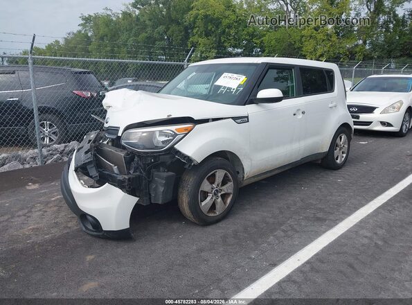 KNDJN2A2XH7435595 2017 KIA SOUL White Առջևի ձախ երեք քառորդ տեսարան