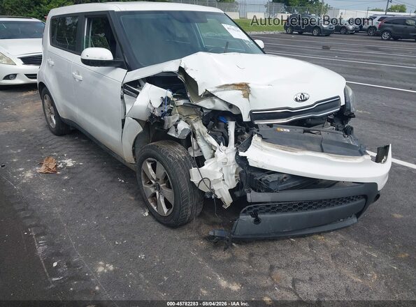 KNDJN2A2XH7435595 2017 KIA SOUL White Սարքավորումների վահանակի տեսք