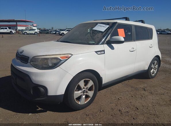 KNDJN2A2XJ7545620 2018 KIA SOUL Белый Передняя левая четверть