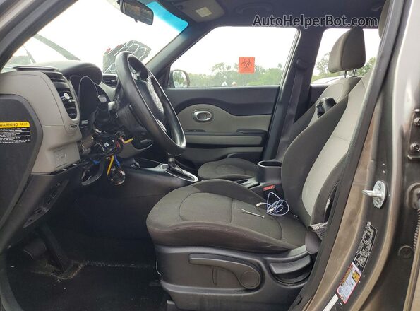 KNDJN2A2XK7003502 2019 KIA SOUL Угольный Вид салона спереди
