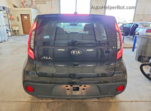 KNDJN2A2XK7013401 2019 KIA SOUL Black Rear view