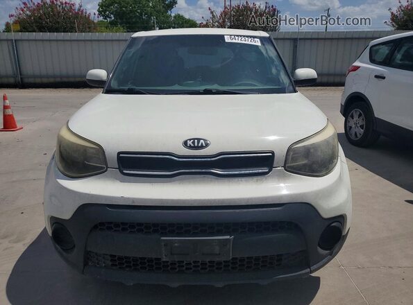 KNDJN2A2XK7676600 2019 KIA SOUL White Widok z przodu