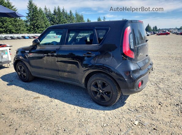 KNDJN2A2XK7677035 2019 KIA SOUL Черный Задняя левая четверть