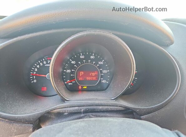 KNDJN2A2XK7677035 2019 KIA SOUL Черный Вид щитка приборов