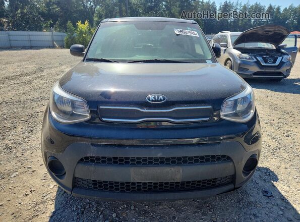 KNDJN2A2XK7677035 2019 KIA SOUL Черный Вид спереди