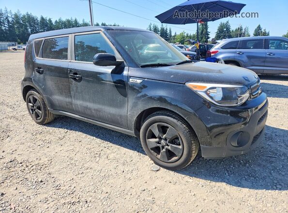 KNDJN2A2XK7677035 2019 KIA SOUL Черный Передняя правая четверть