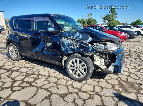KNDJP3A51J7583473 2018 KIA SOUL Blue Передня права чверть