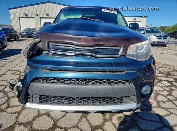KNDJP3A51J7583473 2018 KIA SOUL Blue Вид спереду