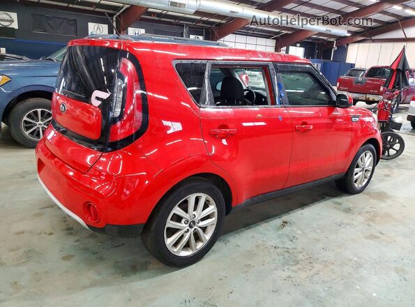 KNDJP3A53K7664458 2019 KIA SOUL Red Tył prawy