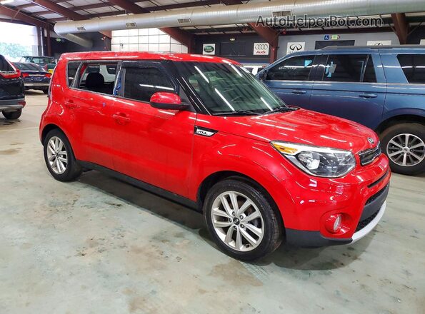 KNDJP3A53K7664458 2019 KIA SOUL Red Przód prawy