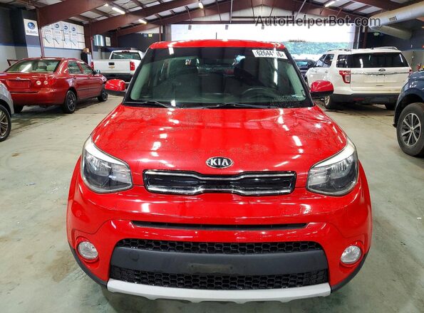 KNDJP3A53K7664458 2019 KIA SOUL Red Widok z przodu