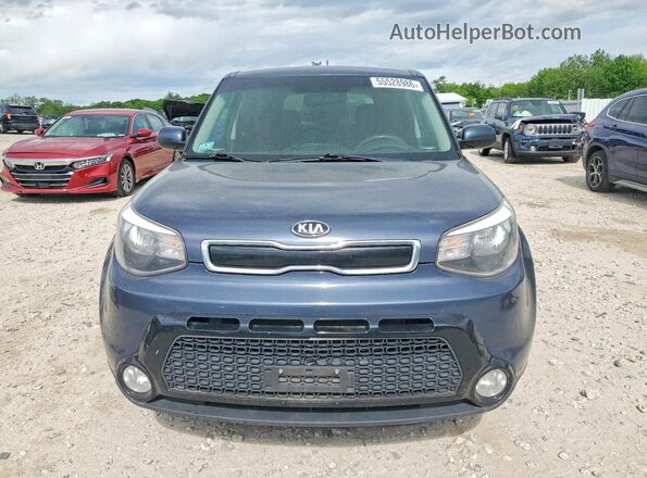 KNDJP3A54G7370641 2016 KIA SOUL Синий Вид спереди