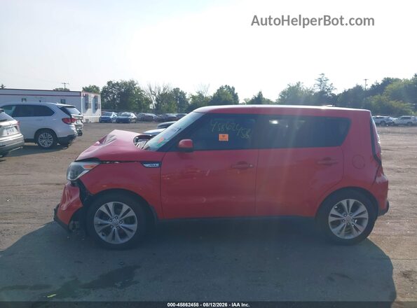KNDJP3A54G7855121 2016 KIA SOUL Red Vista interior trasera