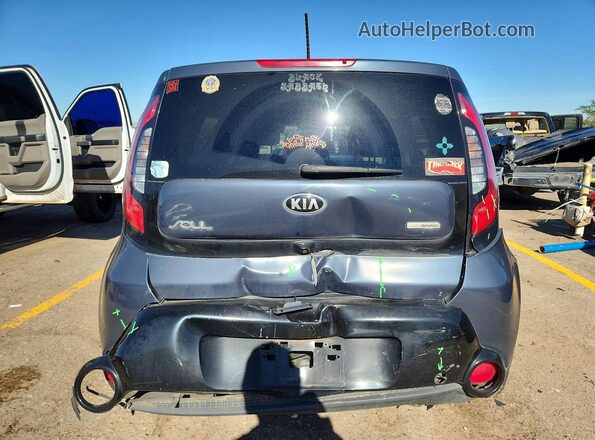 KNDJP3A55G7327121 2016 KIA SOUL Gray Հետևի տեսք