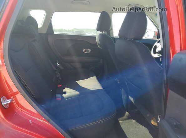 KNDJP3A55G7821138 2016 KIA SOUL Красный Вид задних сидений