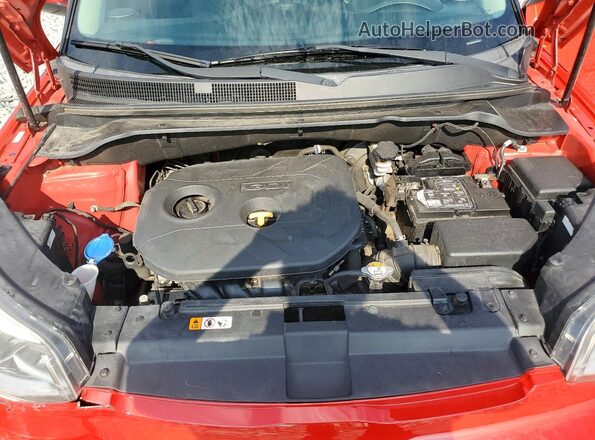 KNDJP3A56H7429254 2017 KIA SOUL Red Вид задньої частини салону
