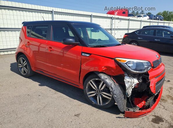 KNDJP3A56K7674448 2019 KIA SOUL Red Przód prawy