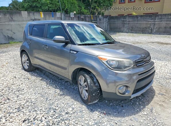 KNDJP3A58K7010670 2019 KIA SOUL Gray წინა მარჯვენა