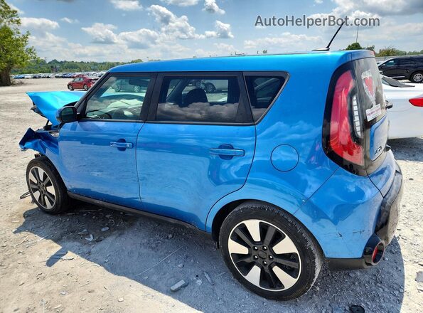 KNDJP3A5XG7396922 2016 KIA SOUL Blue Trasero izquierdo