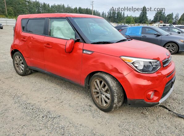 KNDJP3A5XJ7611299 2018 KIA SOUL Red Przód prawy