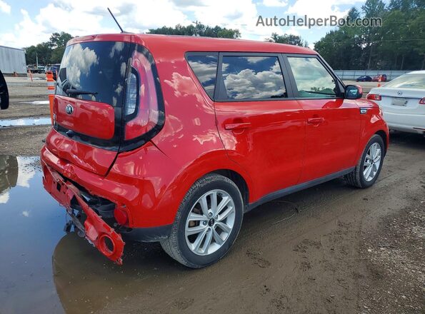 KNDJP3A5XK7690121 2019 KIA SOUL Red უკანა მარჯვენა