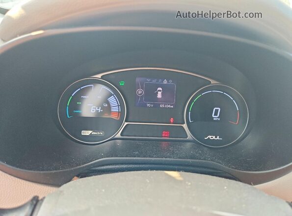 KNDJP3AE2G7017265 2016 KIA SOUL Blue Vista del cuadro de instrumentos
