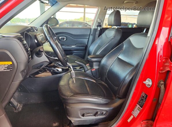 KNDJX3A5XG7864003 2016 KIA SOUL Red Սալոնի դիմացի տեսք