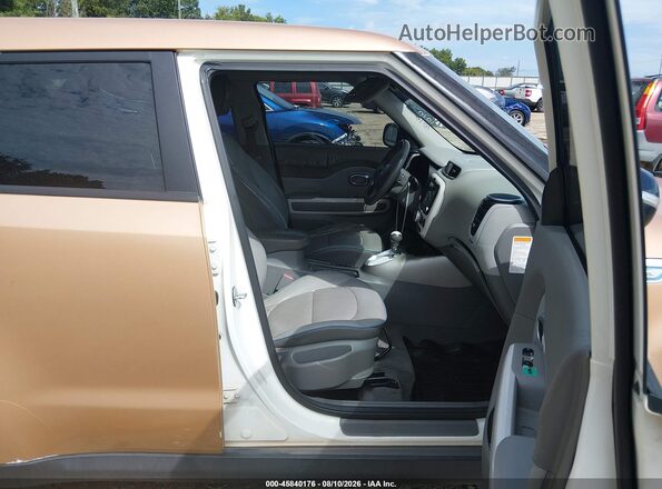 KNDJX3AE2G7005505 2016 KIA SOUL EV Brown Widok wnętrza z przodu